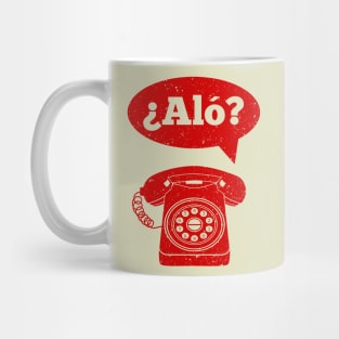 Alo Spanish Telephone Greeting Mug